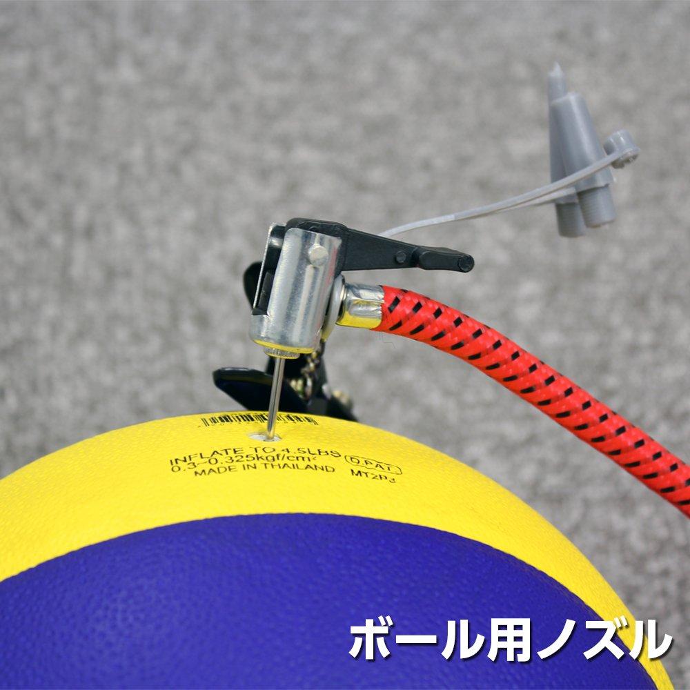 Meltec F-57 Car Air Pump, Foot-Operated, Single Cylinder