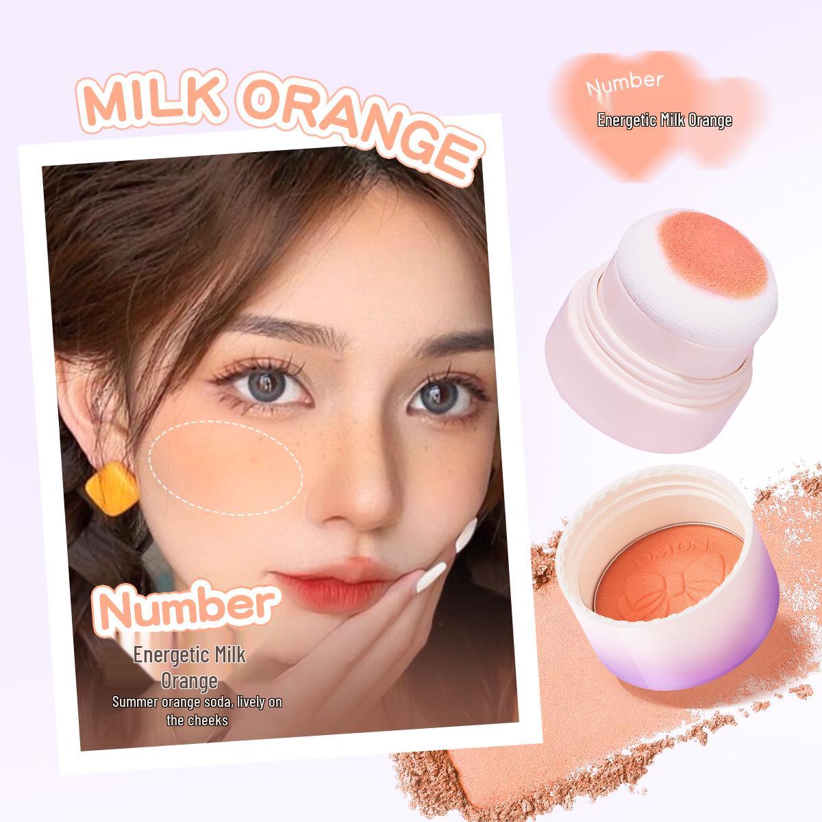 Purple Dream Shimmer Blush: Enchanting Korean-Style Rouge for a Natural, Delicate Glow