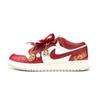 Air Jordan 1 Auspicious Dragon And Phoenix Low Top Vintage Basketball Shoes Unisex Red FQ7687-300(Team801-)