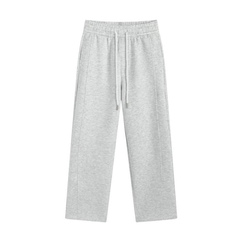 New antibacterial air narrow version casual pants women's autumn and winter thin wide-leg pants sports loose straight sweatpants women