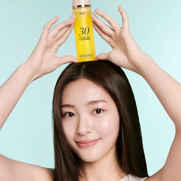 Menokine 30 second bubble cleanser bright