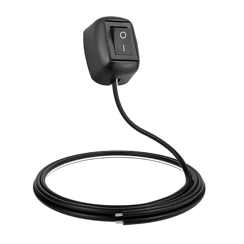 Automotive Toggle Switches Paste Type For Fog Lights Drive Lights With 60/100/200cm Cable 12V Operation