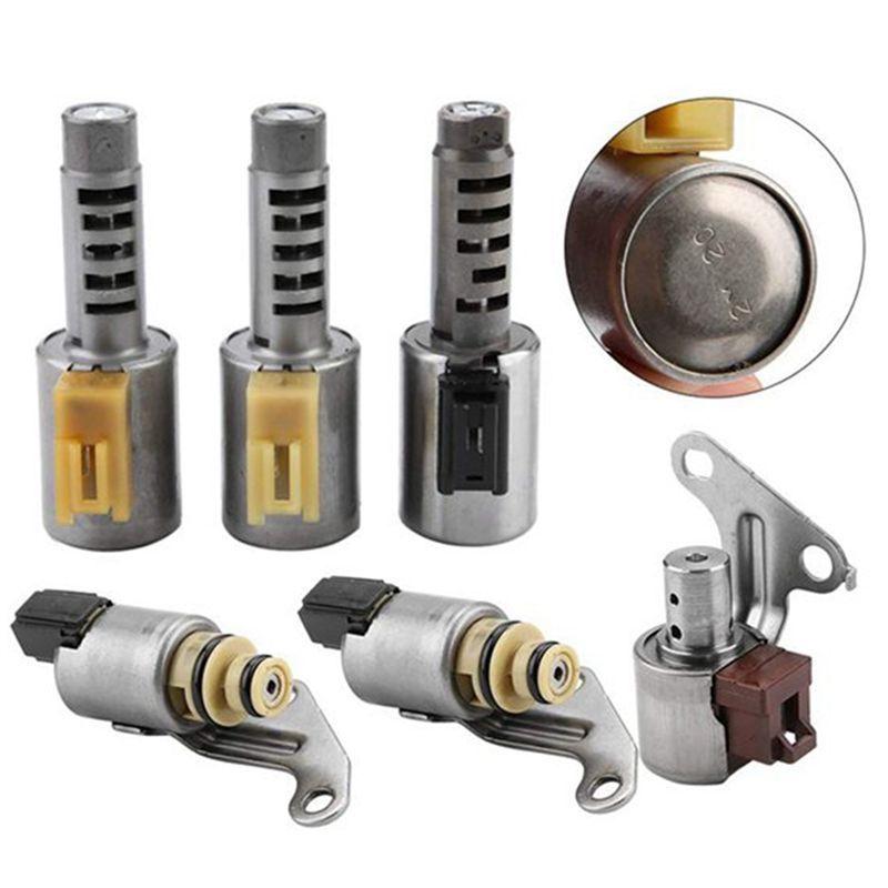 Durable-6Pcs/Set U540E Shift Solenoid Valve Gear Box Solenoid Valve For Toyota Vios A4LB1 Spare Parts Accessories