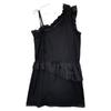 Diesel 00SG95 One Shoulder Ruffle Dress Dress M blackUsed