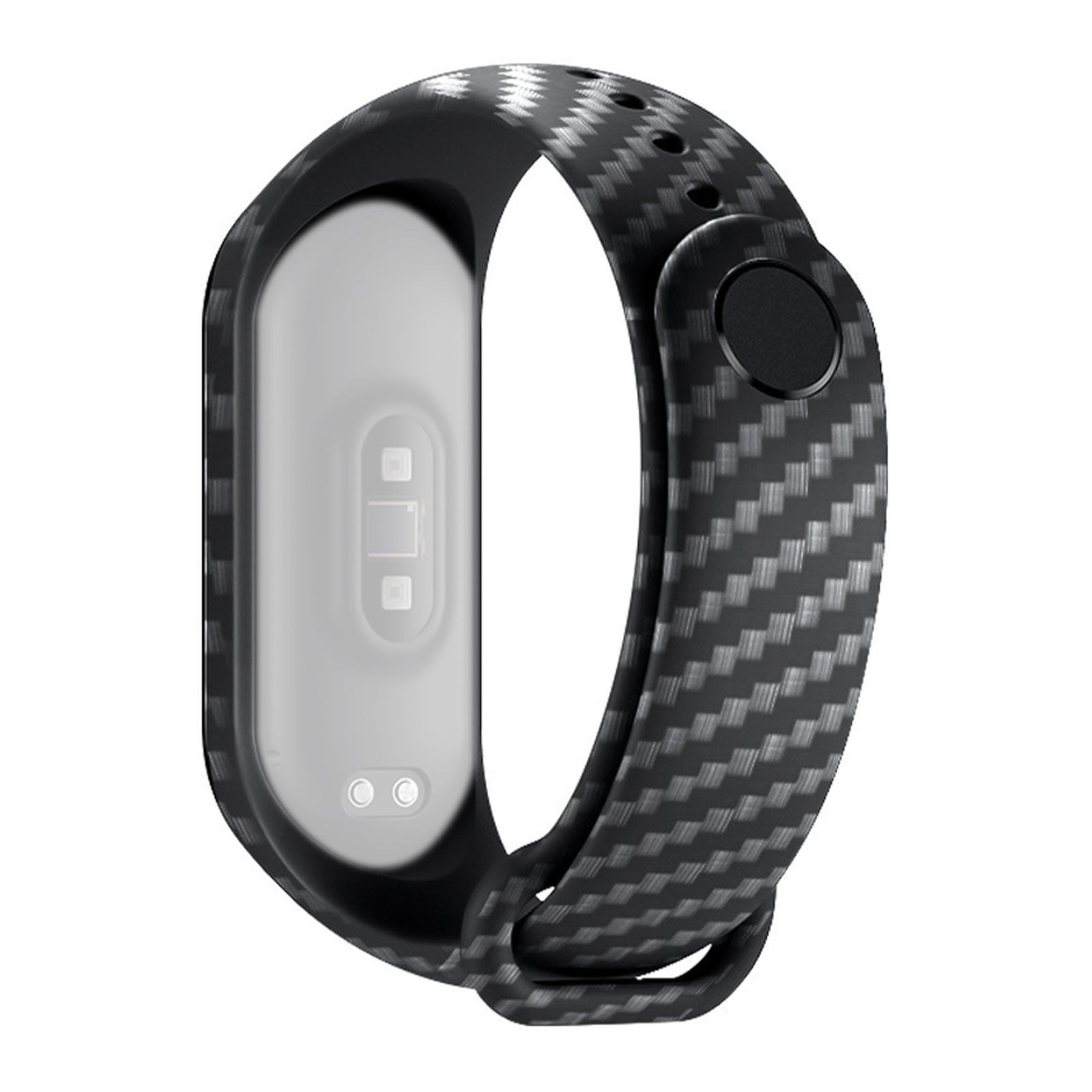 

Сменный ремешок для часов из углеродного волокна для Xiaomi Mi Band U9X8