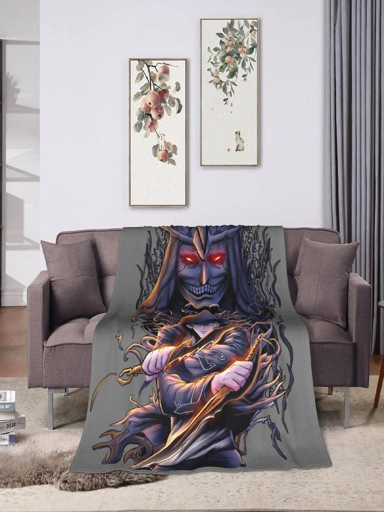 Super Warm Flannel Throw Blanket Inspired by Solo Leveling Perfect for Kids  Outdoor Use Aesthetic Bedspread Sofa Bed Cover