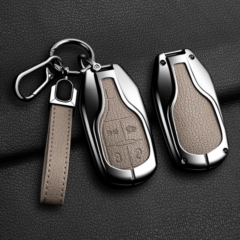 Zinc Alloy Car Key Case for Maserati Ghibli President Grecale Levante GranTurismo Quattroporte GranCabrio MC2  Accessories