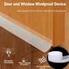 Door bottom seal strip Rainproof window rubber seal strip Windproof and dustproof self-adhesive door windshield sealing tape