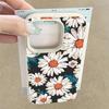 White Flower Case For iPhone 16 Pro Max 15 14 13 12 11 Shockproof Slim Soft Silicone Case Cover