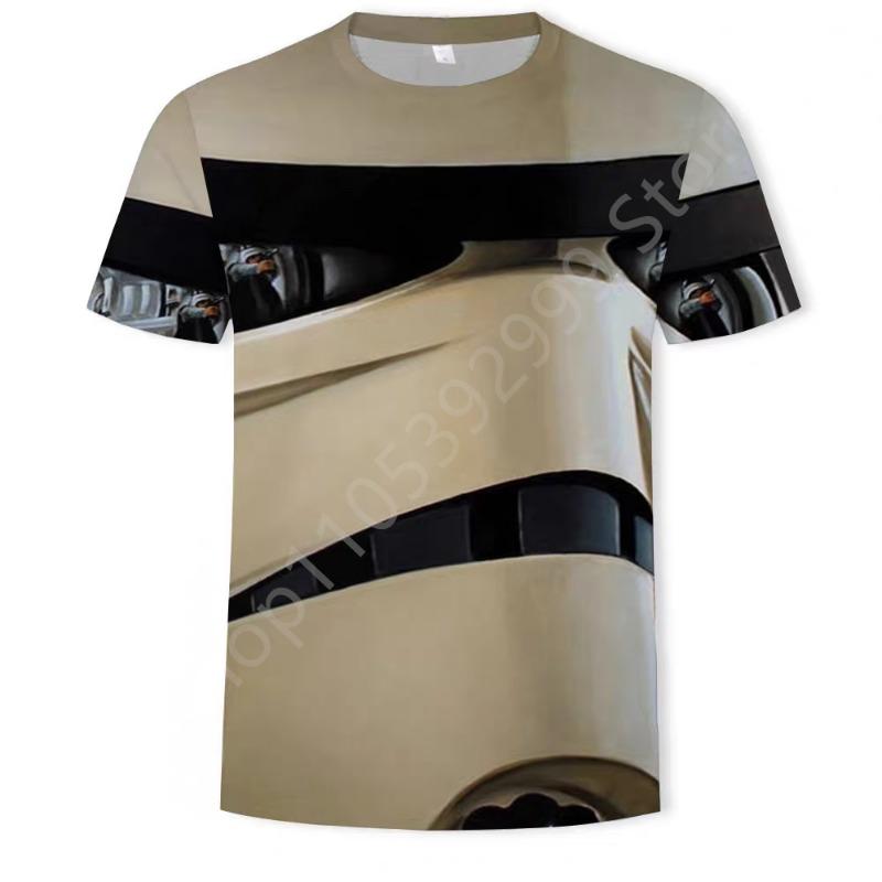3D Quick Drying Short Sleeve Men's T-Shirt Star Wars 50th Anniversary Adult & Children's Parent-Child T-Shirt