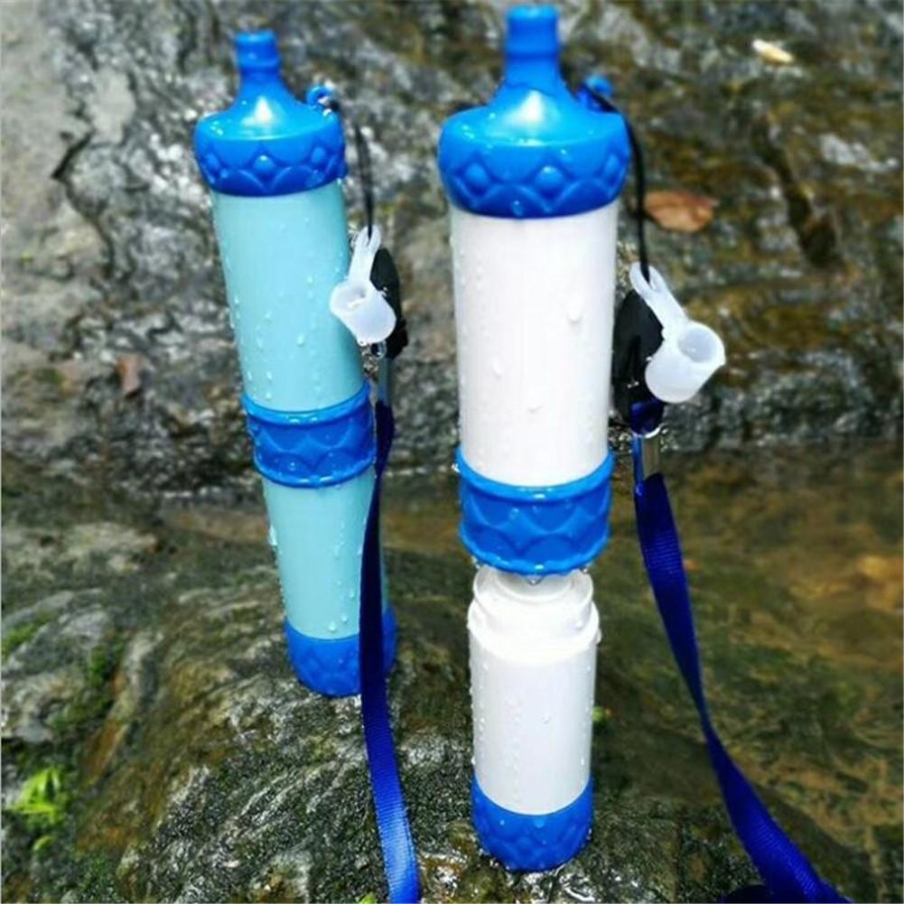 Portable Outdoor Pressurized Water Purifier Camping Survival Supplies