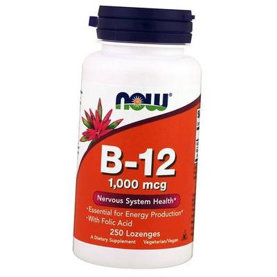 Folsäure und Vitamin B12, Vitamin B-12 1000, 250 Lutschtabletten (36128057)