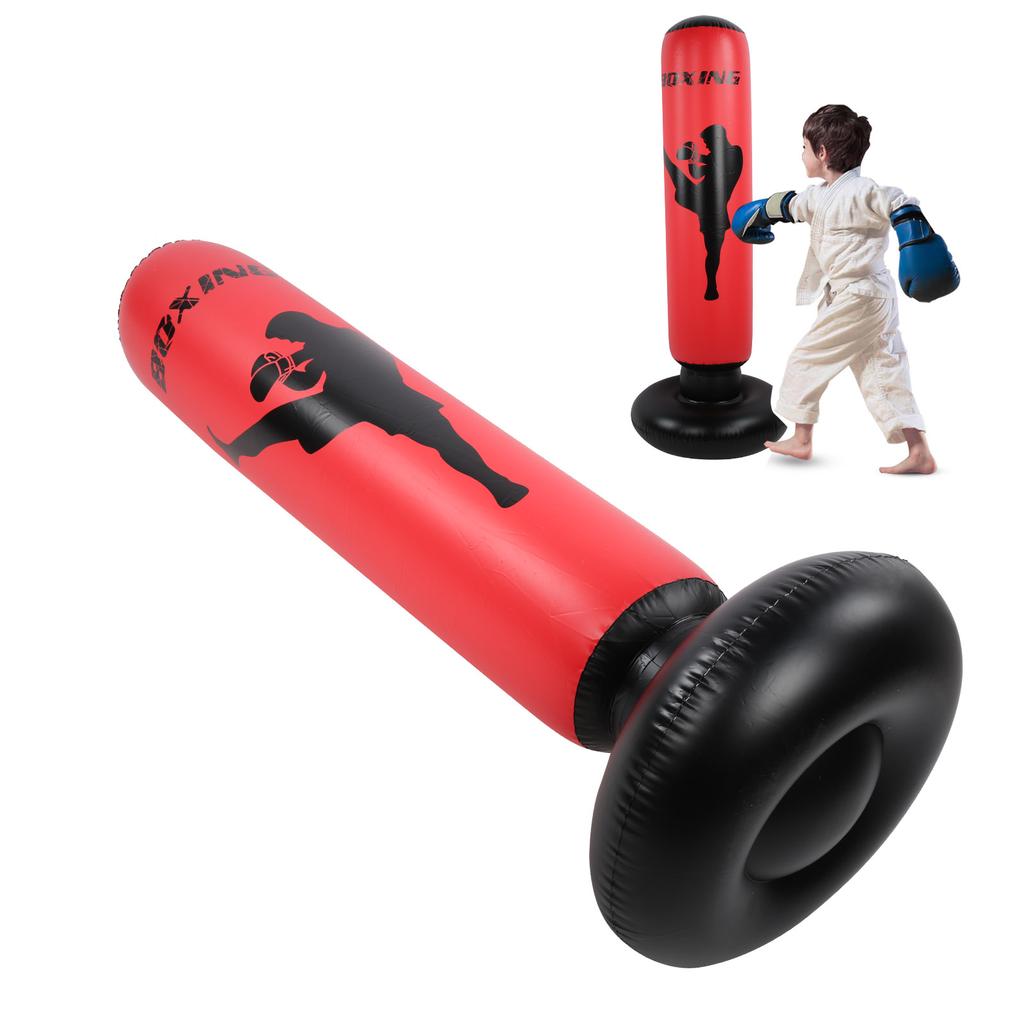 Punching Bag Strength Training PVC Inflatable Strike Column Wall Tumbler Boxing Obstacle Tool