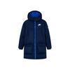 Hooded Logo Print Casual Comfortable Versatile Warm Down Jacket Kids Jackets Indigo NY2242021GS-001