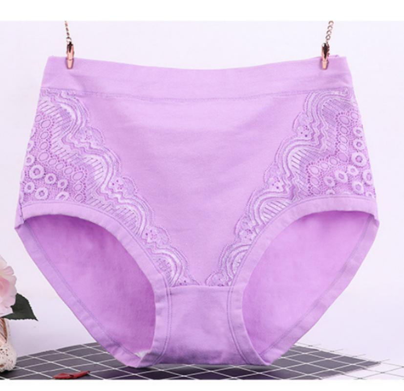 High Waist  cotton Briefs Panties Briefs Cotton Large Plus Size Lingeries Middle-aged Women Underpants Briefs High Waist Plus Size