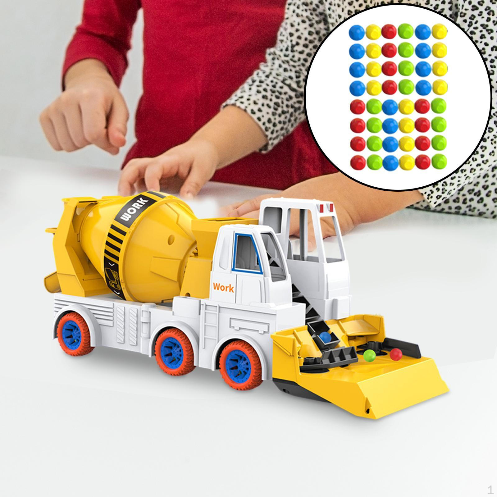 

Автоматический грузовик-подметальщик мячей, строительная игрушка, раннее образовательное проектирование, подъемный автомобильный миксер Mixer car