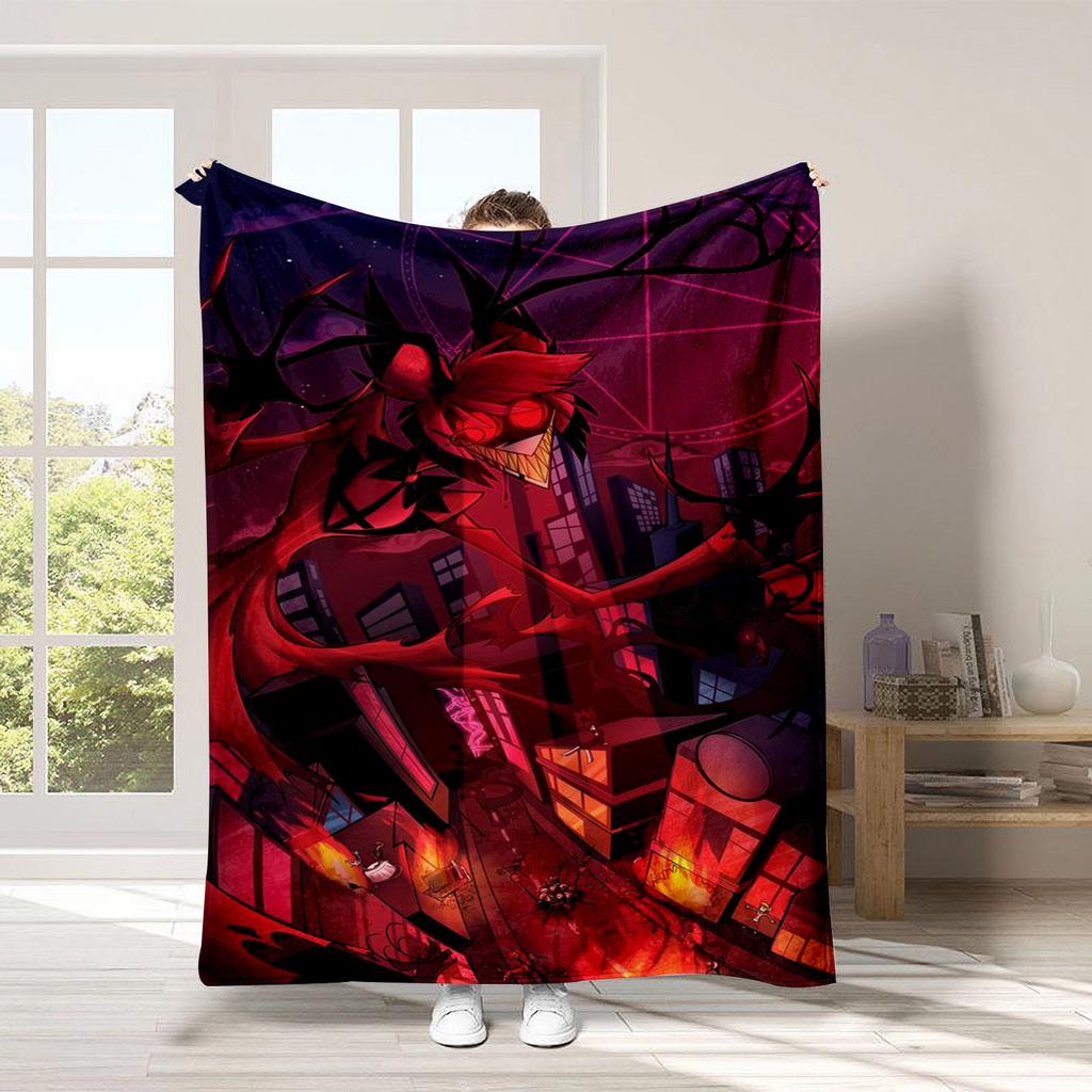 130*150 Cm Hot Anime Character Flannel Blanket  Nap Blanket Quilt Flannel Sofa Cover Blanket