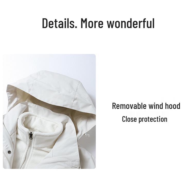 24 AW Multifunktionale Wasserdichte Atmungsaktive Kapuzenjacke für Paare