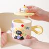 Cute Cartoon Cat Ceramic Mug Couple Water Cup High Value Gift Box Souvenir Birthday Gift Breakfast Cup