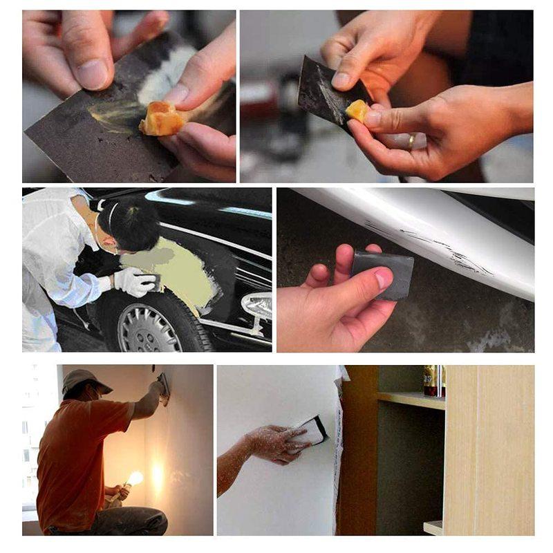 42Pcs Dry Wet Sandpaper Set, 120-3000 Grits, 9×3.6 Inch for Car Polishing, Wood Furniture Finishing & Woodworking Carving
