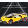 1/18 Bugatti Chiron Supercar Alloy Diecast Toy Scale Car Model Sound and Light Miniature Vehicle Children's Toy Collection Decorative Gift