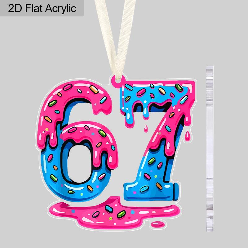 Valentine's Day Transparent Acrylic Pendant 67 Hanging Decor Hanging on The Wall Door Holiday Gift for Friends Birthday Gift Galentine's Day