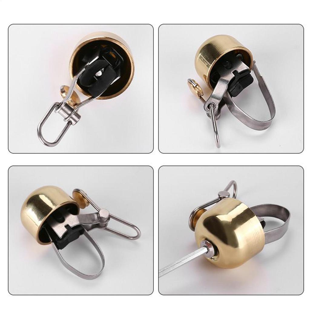 Bike Bell Loud Scooter Bell Bike Accessories Handlebar Mount Horn Cycling Accessories For Men Women Kids Outdoor Commuting Road