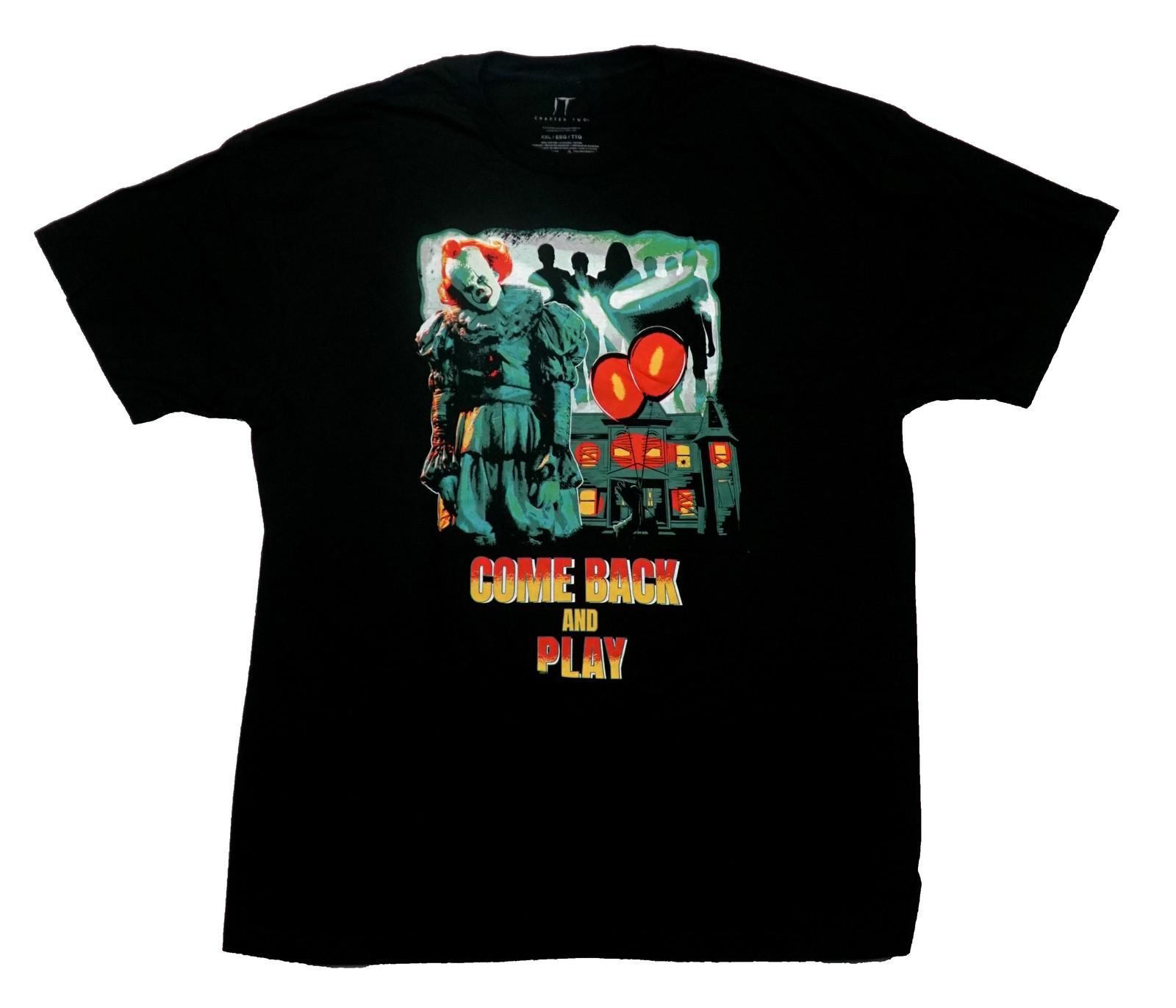 IT New Adult T-Shirt Chapter Two Come Back and Play Colorful Image M