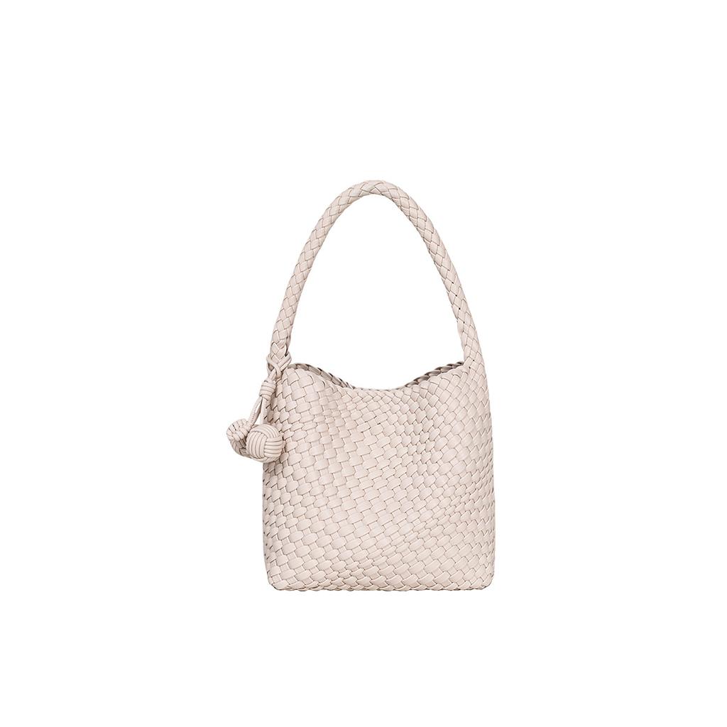 2025 New Woven Bag for Women, Autumn and Winter Versatile Handbag, High-End Commuter Shoulder Underarm Bag