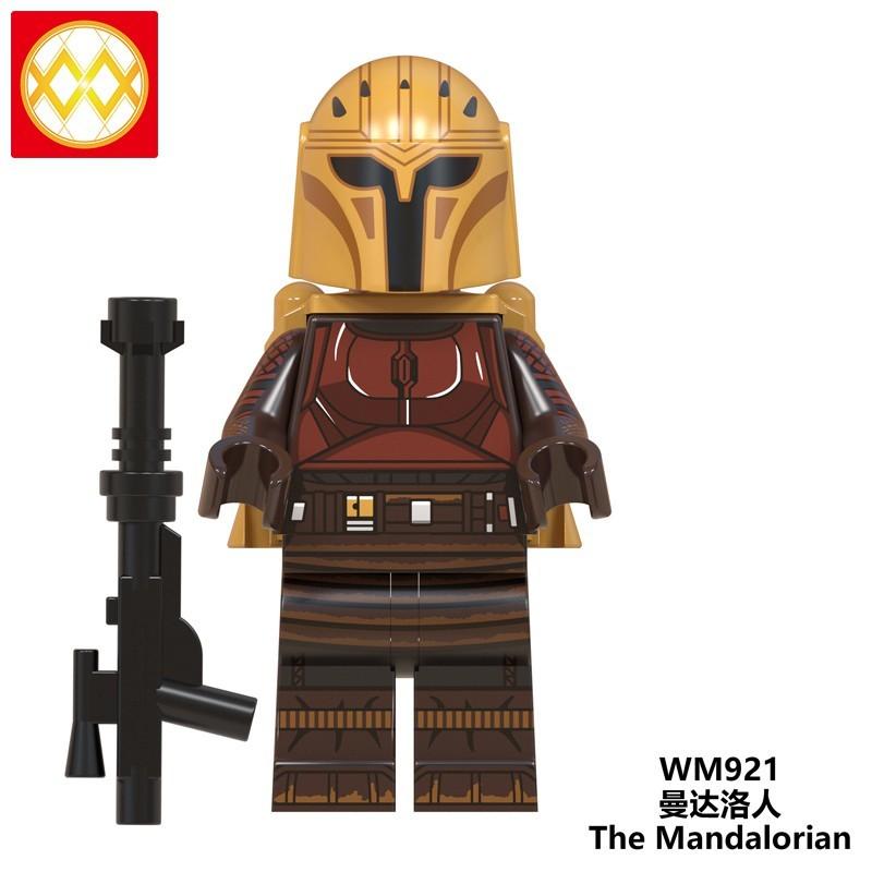 

Мини-фигурки мандалорцев, минифигурки «Звездные войны», Lego Toys WM6085 WM921