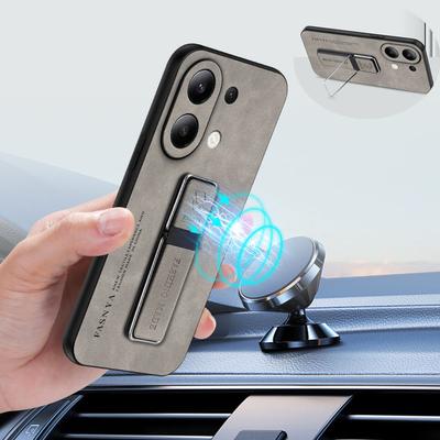 Per Xiaomi Redmi Note 13 Pro+Plus Custodia in silicone per telefono in pelle di pecora per Redmi Note13 4G 13R Pro 12 Turbo 12pro Supporto magnetico Paraurti opaco