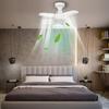 Ceiling Fan with LED Light Remote Control Modern Ceiling Fan for Kitchen Bedroom Basement Dining Living Room