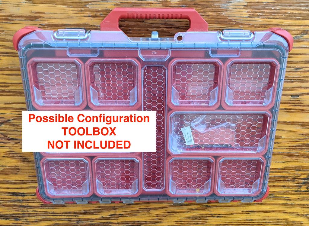 Unbeaten Path Designs Solid Aluminum Single Wide VersaMount Set for Milwaukee PackOut Tool Organization System