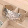 Retro Metal Bracelet Opening Ancient Tibetan Bracelet New Wide Cuff Bangle  for Women