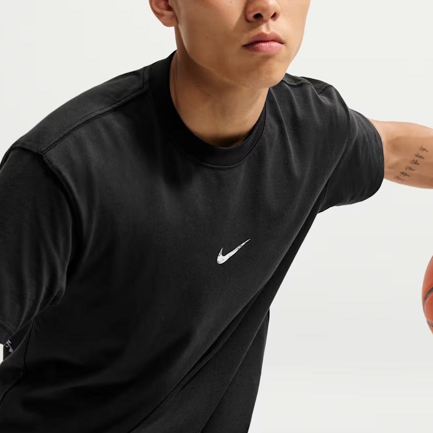 Nike Spalla Cadente Girocollo Cotone Comodo Elasticizzato Canotta da Basket Uomo top IM5055-010