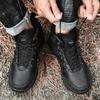 Herren-High-Top-Wanderschuhe, Kampfstiefel, rutschfeste und verschleißfeste Outdoor-Schuhe, große Größe 39–48