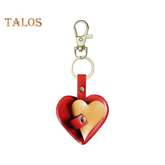 Håndlaget Fuskepels Hjerte Nøkkelring Lykke til Dekorativ Kjærlighetsanheng Nøkkelring Vesker Ryggsekker Biler Tilbehør