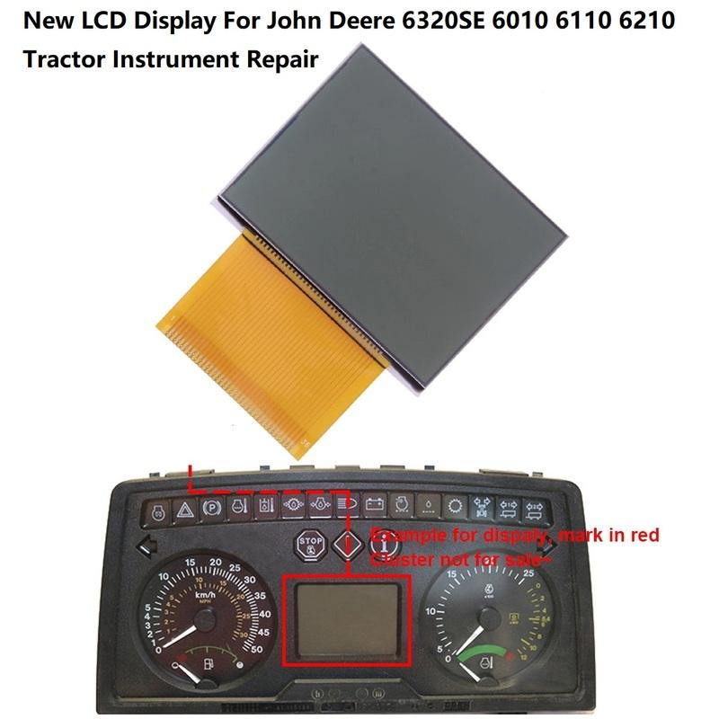 LCD Display For John Deere 6320SE 6010 6110 6210 Tractor Instrument Repair Glass