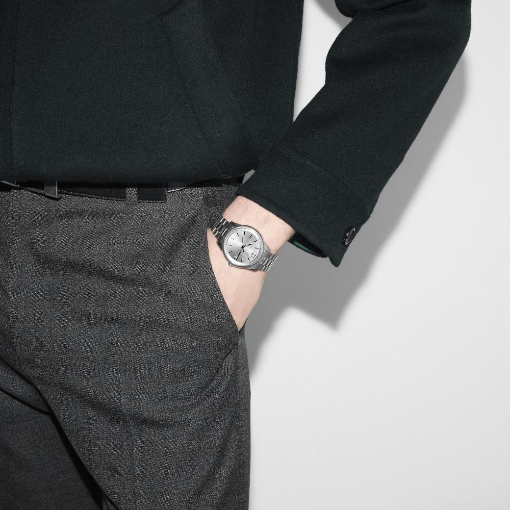 Gucci YA1264232 G-Timeless Silver Dial Men's Watch