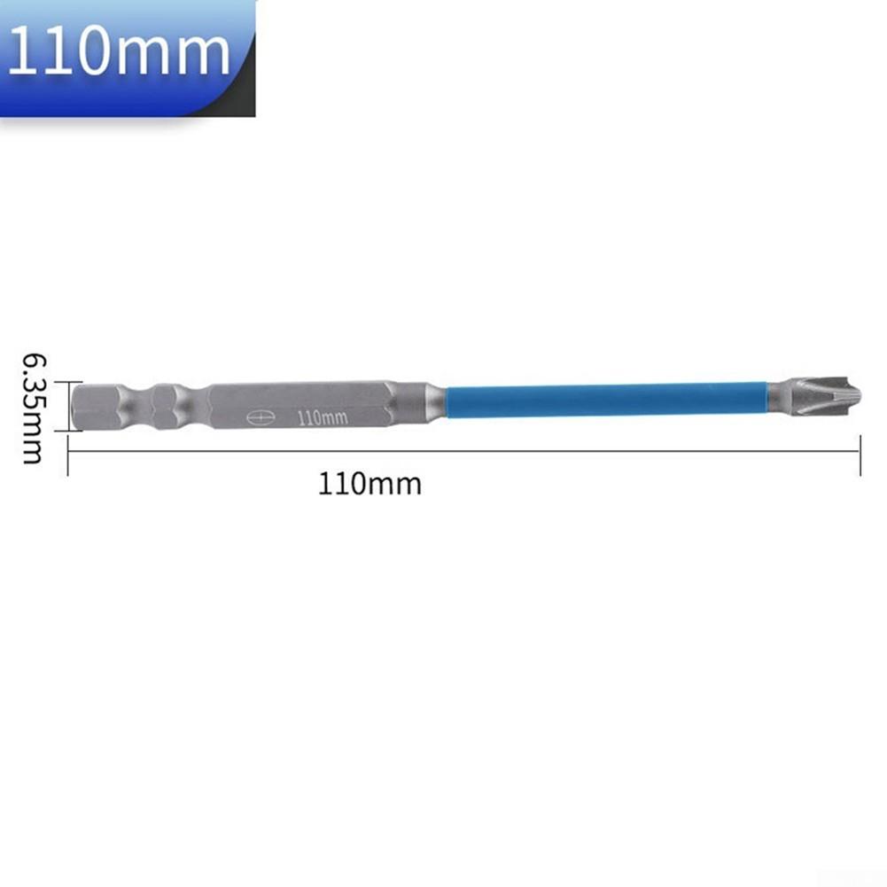 Silver Screwdriver Bit Slotted Special Batch Head Alloy Steel