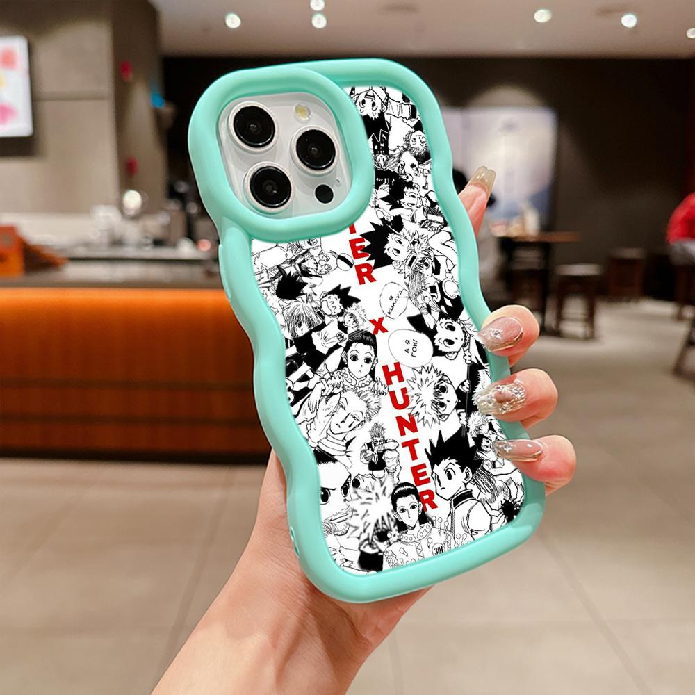 Ae82 Hunter X Hunter Anime Art Huse de protecție pentru telefon pentru Samsung S24 Plus S23 Ultra A14 A55 A06 Honor X9b Motorola OnePlus Big Wave TPU Husă din spate