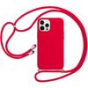 Protective Case - E.F.CONNECTION - iPhone 12 Pro - Flexible - Anti-Scratch Silicone - Red