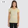 Spring and Summer New Women's Short-sleeved Crew Neck Sports T-shirt Running Fitness Top Slim-fitting Breathable Yoga Short-sleeved S1011