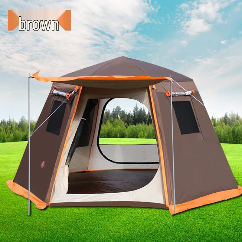 Li Shen Heng Lu Da Outdoor Automatic Rainproof Tent 5-8 Person