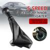 5-Gang Auto Schalthebel Knauf Handball Schaltknauf Staubschutz mit Stulpe Staubschutz für Peugeot 307 CC 308 3008