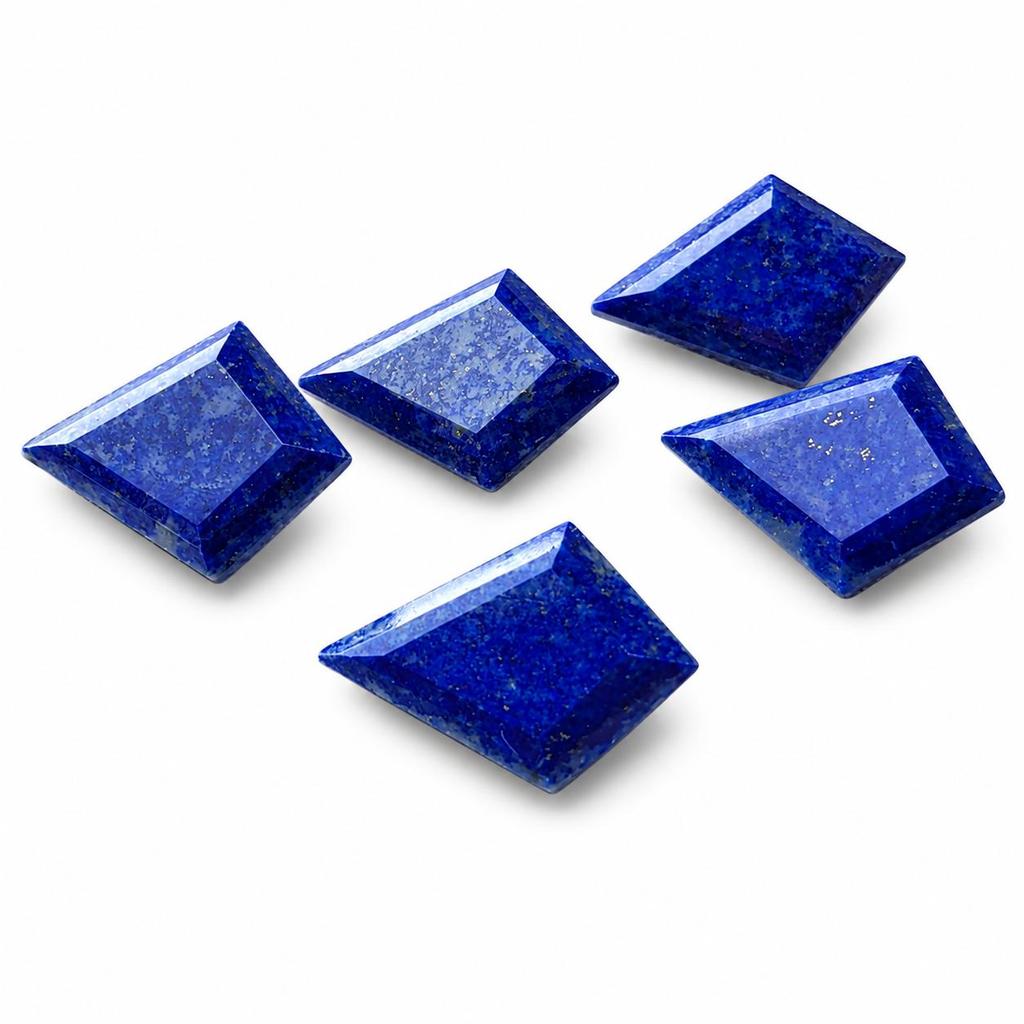 Lapis Lazuli Kite Shape Faceted Gemstone | Calibrated Loose Gemstone for Jewelry Making & Wholesale