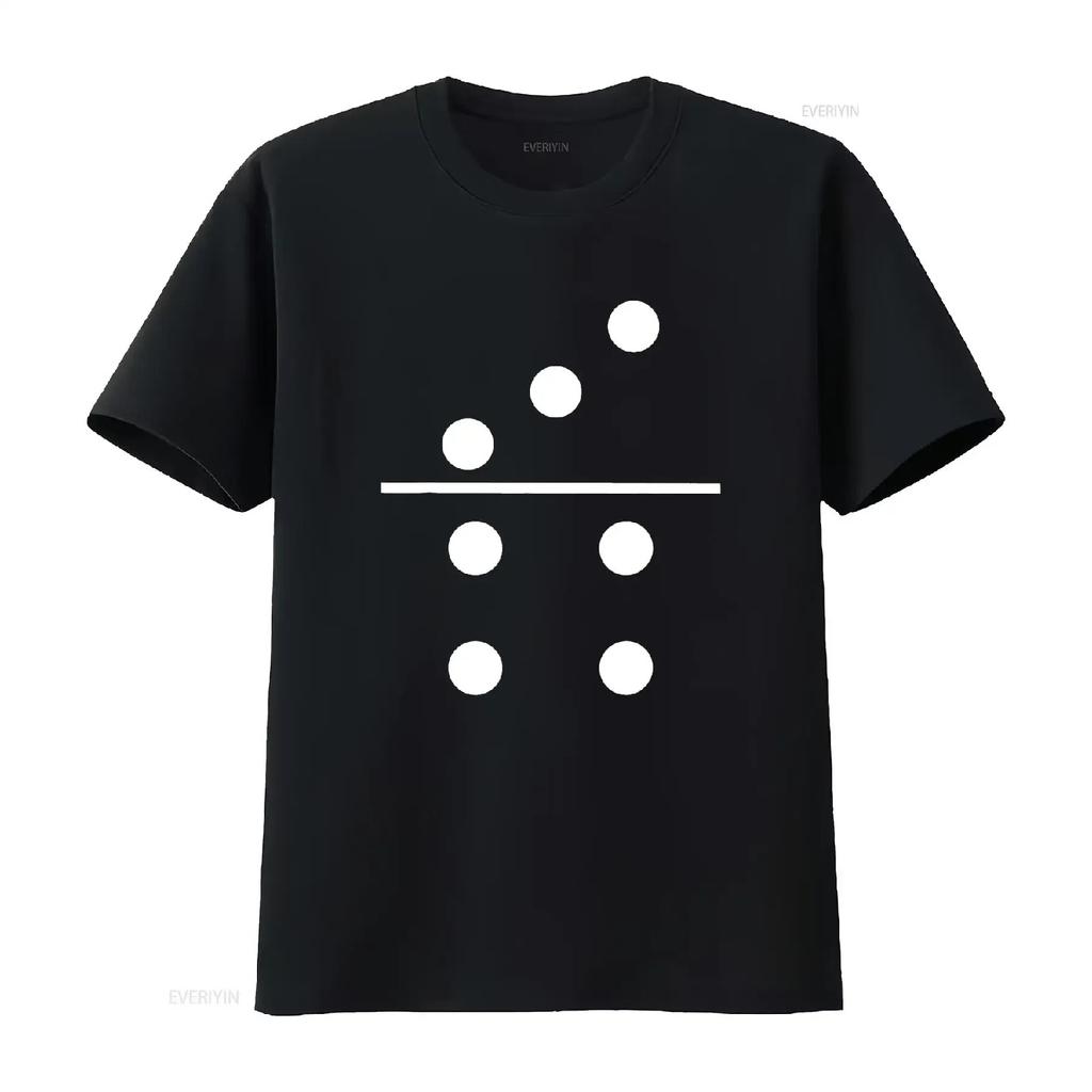Domino 3 and 4 Matching T Shirt Halloween Group Costumes Vintage Washed Designer Clothes Fashion Homme Stretched Versatile