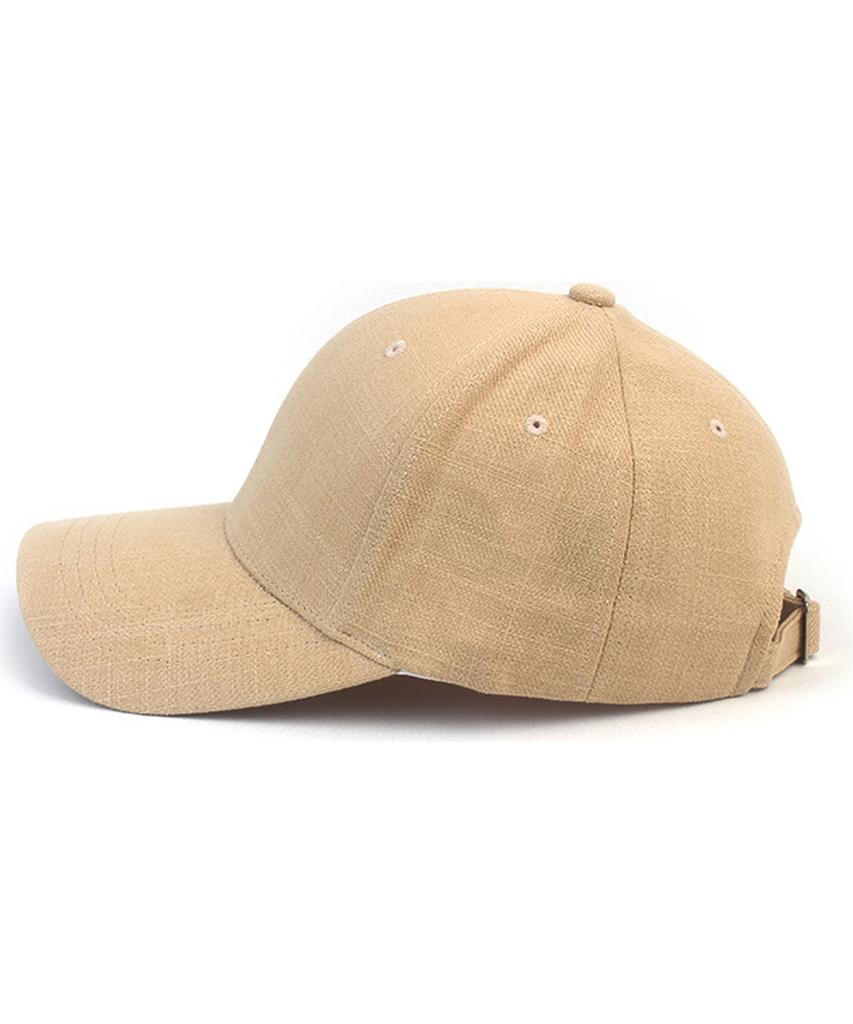 Yunibeosyeolkemiseuteuli Linen Muji Beige Ballcap Linen Hat