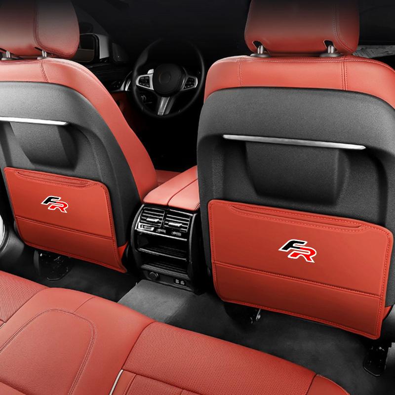 Autositz-Rückenlehnen-Aufbewahrung Hinten Verschleißschutz Rückenlehne Anti-Kick-Pad Für Seat FR Leon Ibiza Altea Exe 5f TARRACO Auto-Innenzubehör ibz023