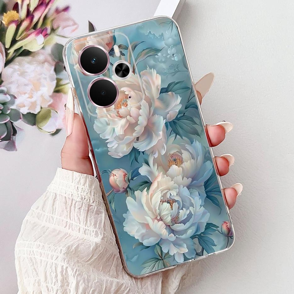 For Realme 14 5G Case RMX5075 Cool Dragon White Lion Painted Cover Soft Slim Phone Case For Realme 14T Realme14 T 5G Fundas Bags